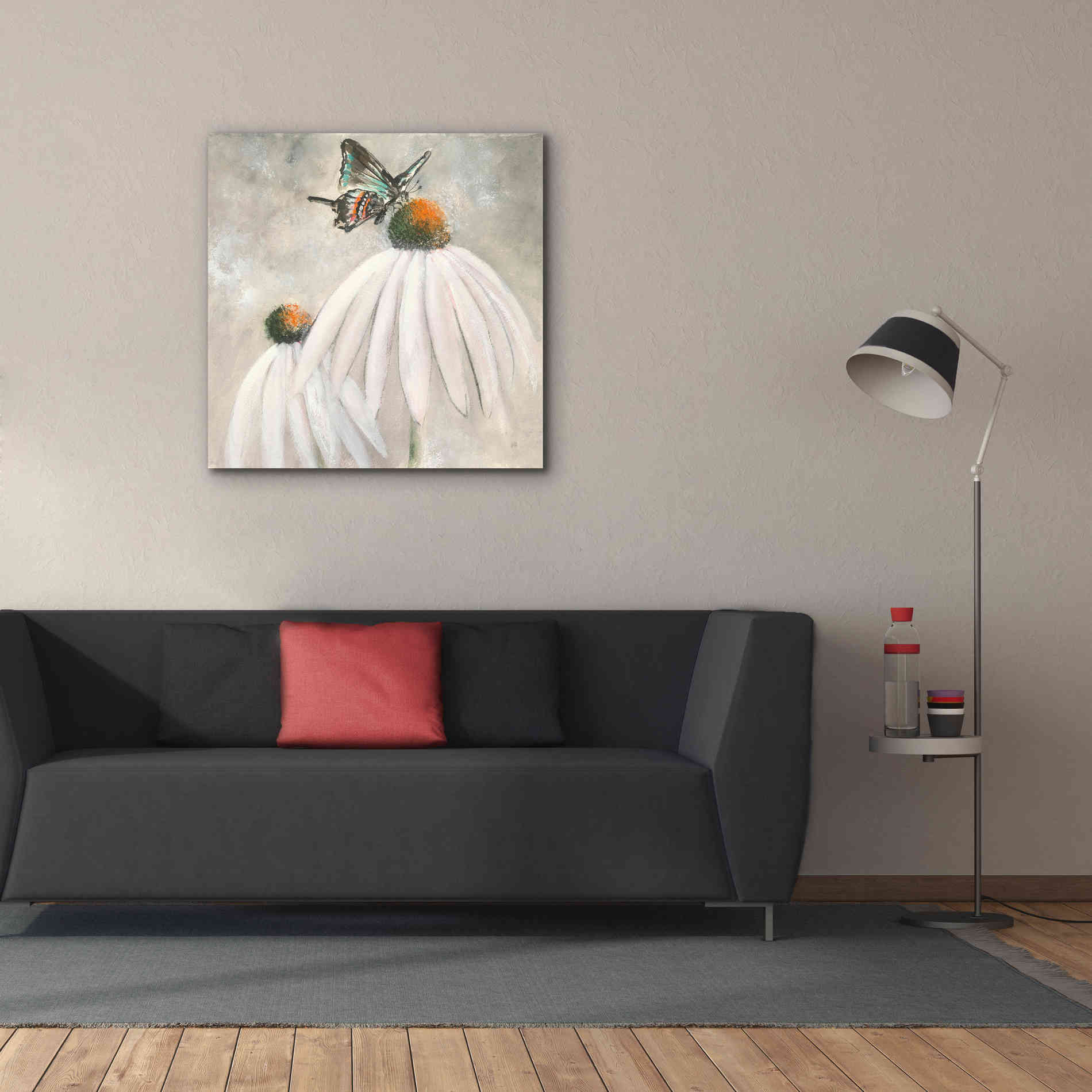 'Butterflies Are Free I' by Chris Paschke, Giclee Canvas Wall Art,37 x 37