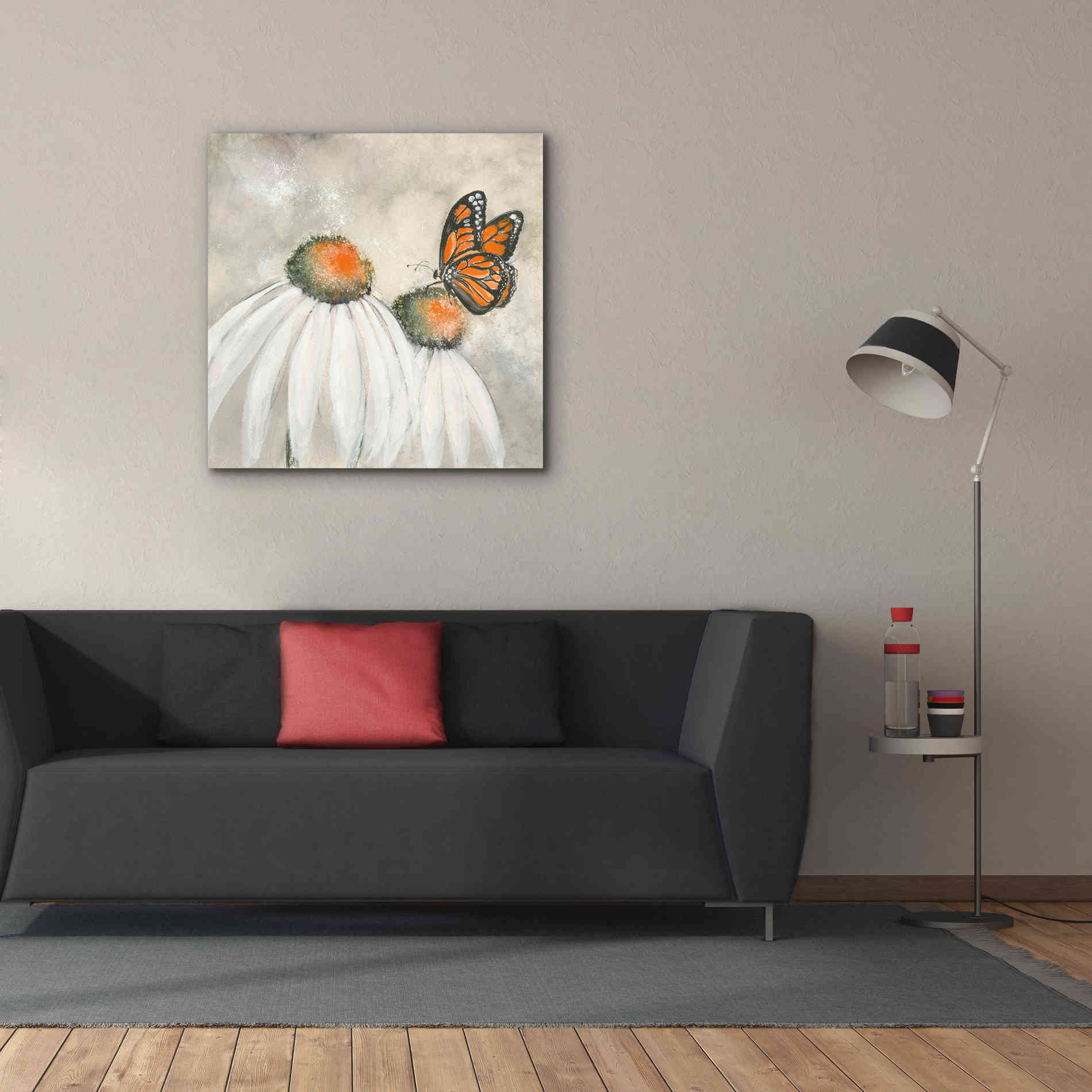 'Butterflies Are Free II' by Chris Paschke, Giclee Canvas Wall Art,37 x 37