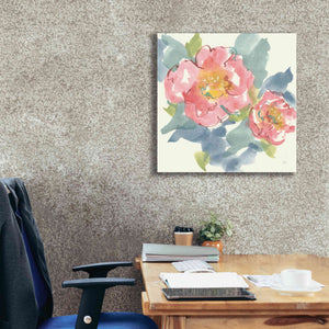 'Peony In The Pink I' by Chris Paschke, Giclee Canvas Wall Art,26 x 26