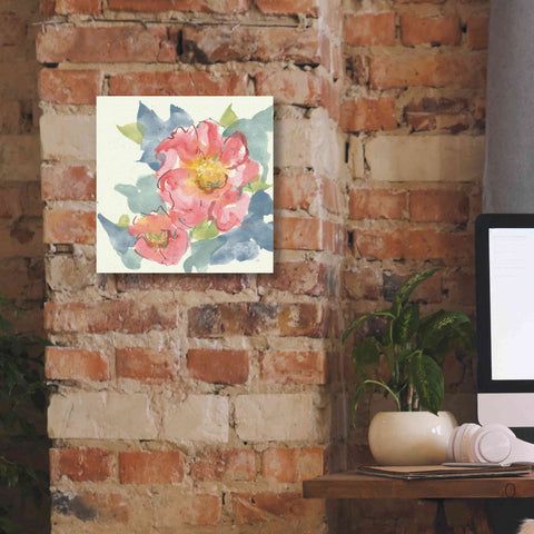 Image of 'Peony In The Pink II' by Chris Paschke, Giclee Canvas Wall Art,12 x 12