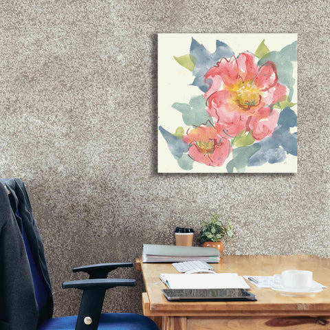 Image of 'Peony In The Pink II' by Chris Paschke, Giclee Canvas Wall Art,26 x 26