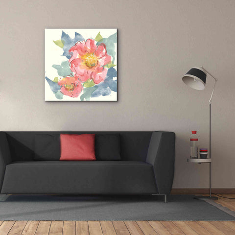 Image of 'Peony In The Pink II' by Chris Paschke, Giclee Canvas Wall Art,37 x 37