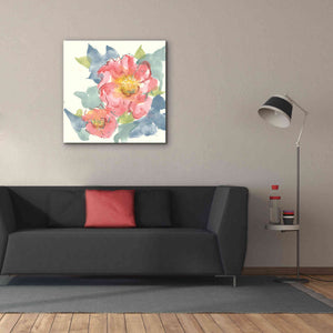 'Peony In The Pink II' by Chris Paschke, Giclee Canvas Wall Art,37 x 37