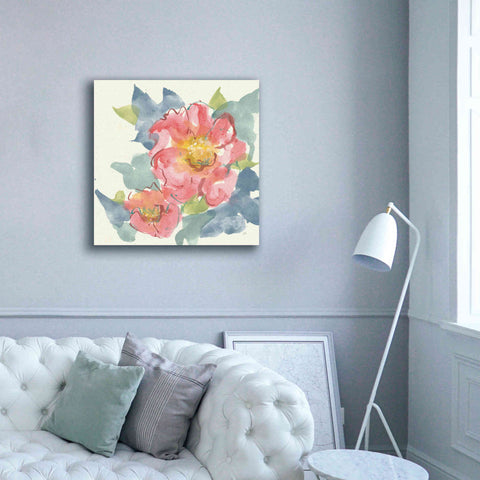 Image of 'Peony In The Pink II' by Chris Paschke, Giclee Canvas Wall Art,37 x 37