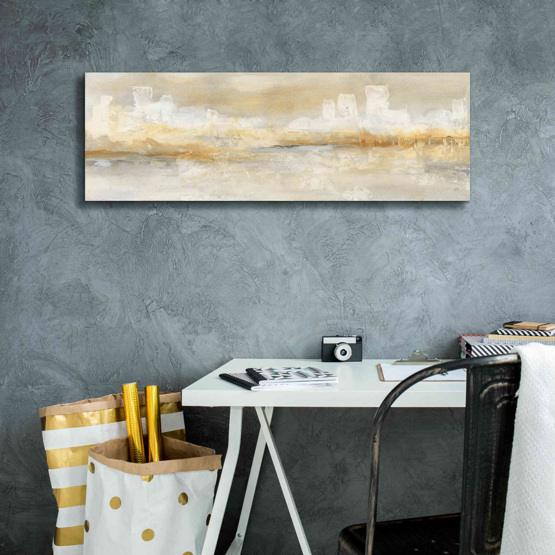 'City Essence I' by Chris Paschke, Giclee Canvas Wall Art,36 x 12