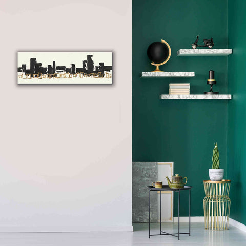 Image of 'Gilded Boxes I' by Chris Paschke, Giclee Canvas Wall Art,36 x 12