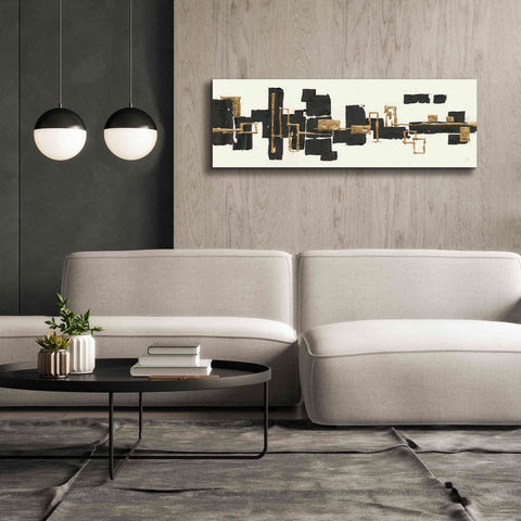 Image of 'Gilded Boxes III' by Chris Paschke, Giclee Canvas Wall Art,60 x 20