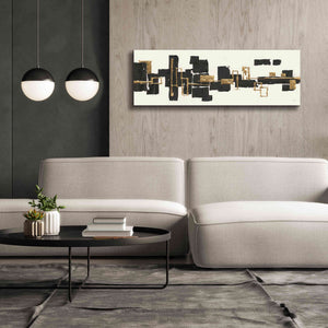 'Gilded Boxes III' by Chris Paschke, Giclee Canvas Wall Art,60 x 20