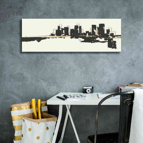Image of 'Gilded City I' by Chris Paschke, Giclee Canvas Wall Art,36 x 12