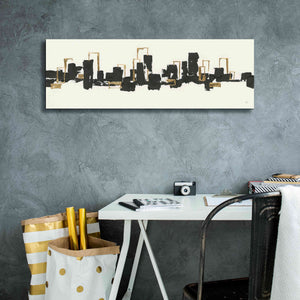'Gilded City III' by Chris Paschke, Giclee Canvas Wall Art,36 x 12