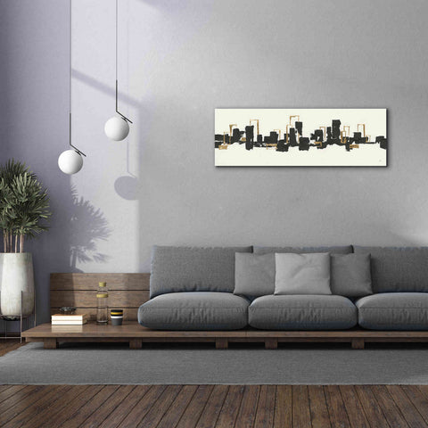 Image of 'Gilded City III' by Chris Paschke, Giclee Canvas Wall Art,60 x 20