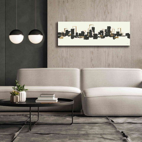 Image of 'Gilded City III' by Chris Paschke, Giclee Canvas Wall Art,60 x 20