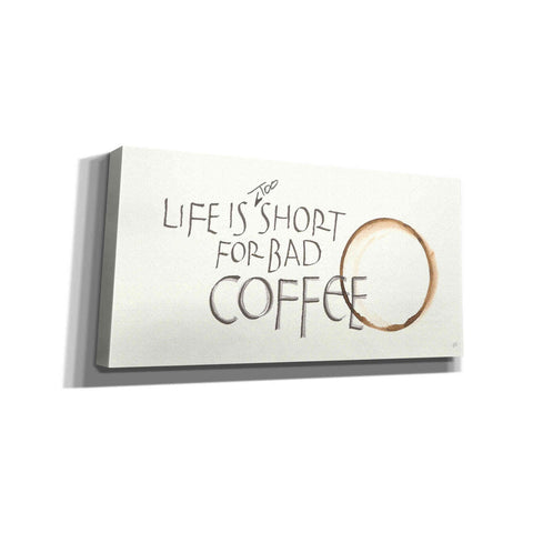 Image of 'Coffee Sayings I' by Chris Paschke, Giclee Canvas Wall Art