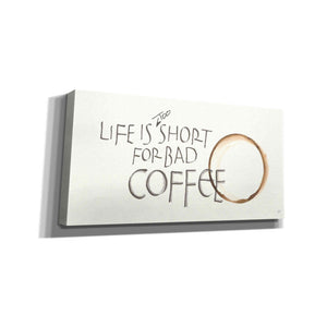 'Coffee Sayings I' by Chris Paschke, Giclee Canvas Wall Art