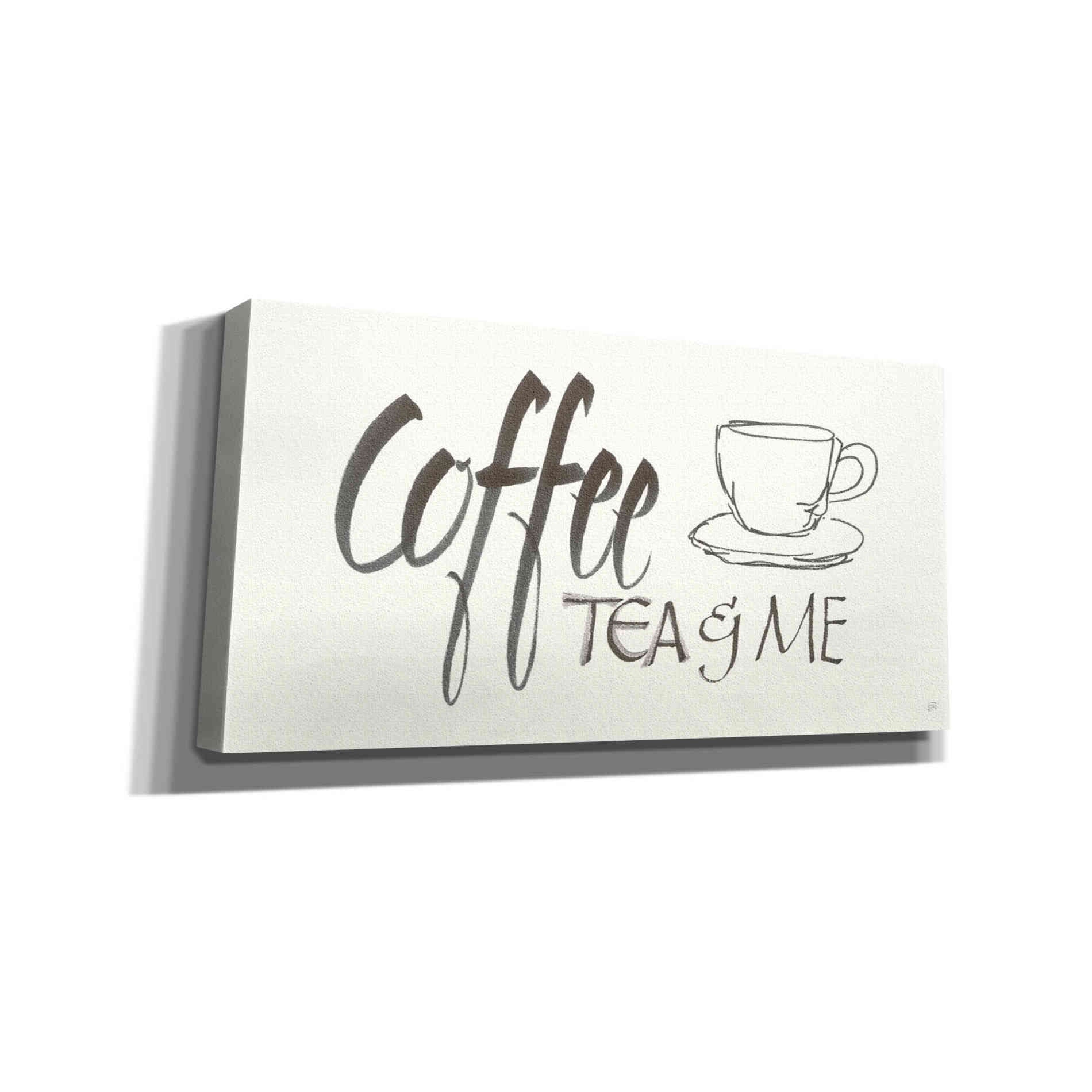 'Coffee Sayings II' by Chris Paschke, Giclee Canvas Wall Art