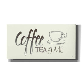 'Coffee Sayings II' by Chris Paschke, Giclee Canvas Wall Art