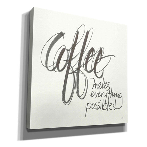 Image of 'Coffee Sayings IV' by Chris Paschke, Giclee Canvas Wall Art