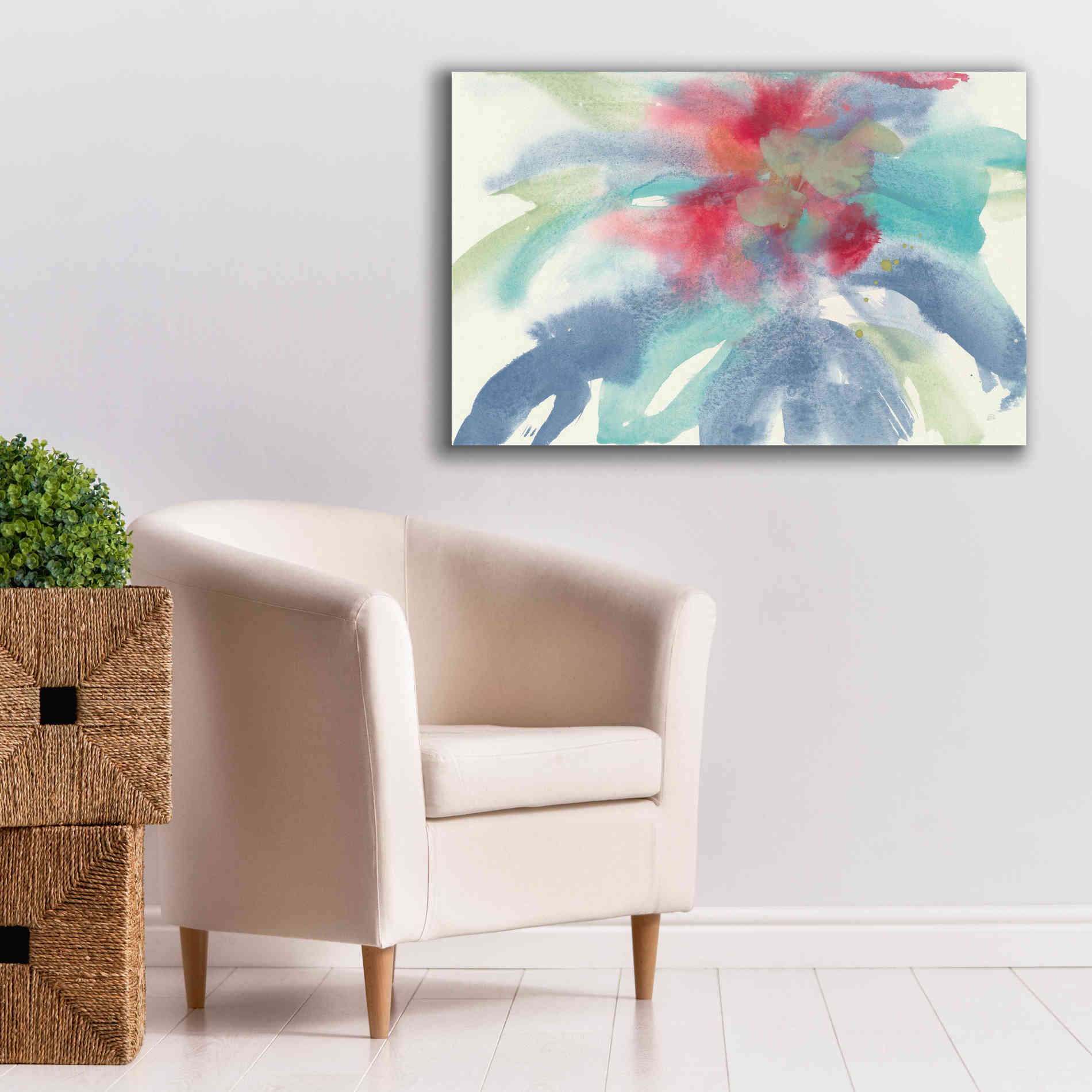 'Dusting Of Mint I' by Chris Paschke, Giclee Canvas Wall Art,40 x 26