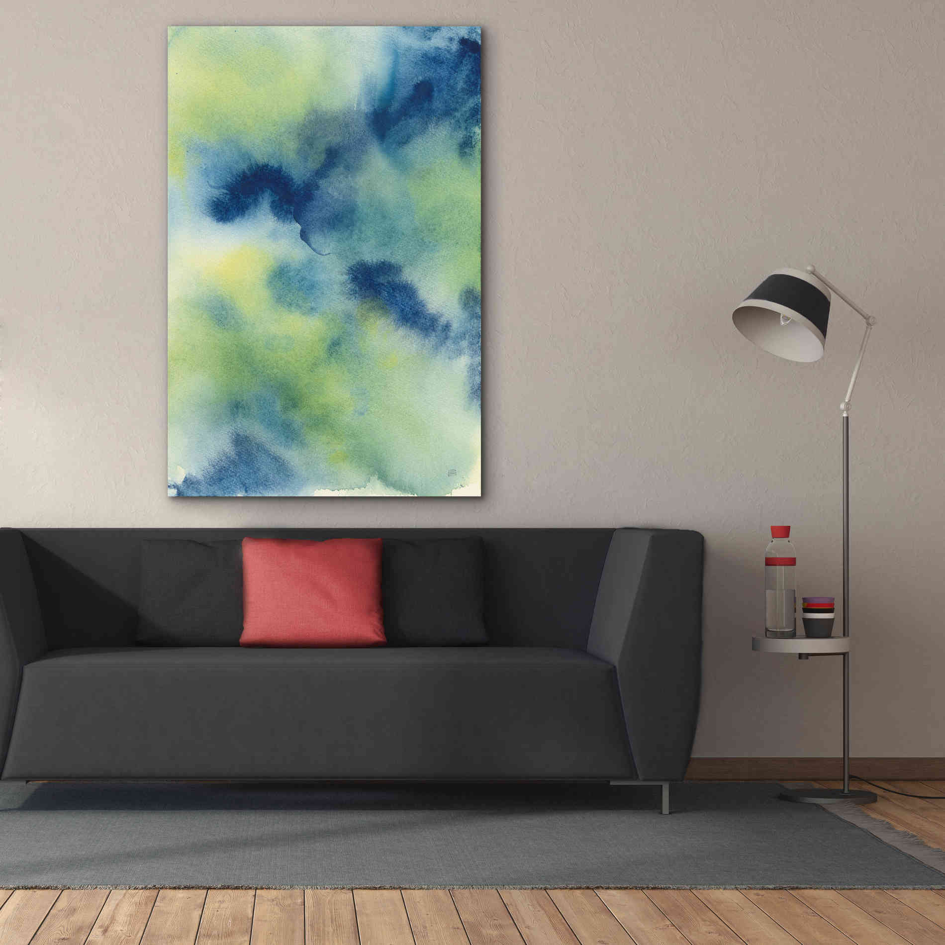 'Indigo Flow I' by Chris Paschke, Giclee Canvas Wall Art,40 x 60