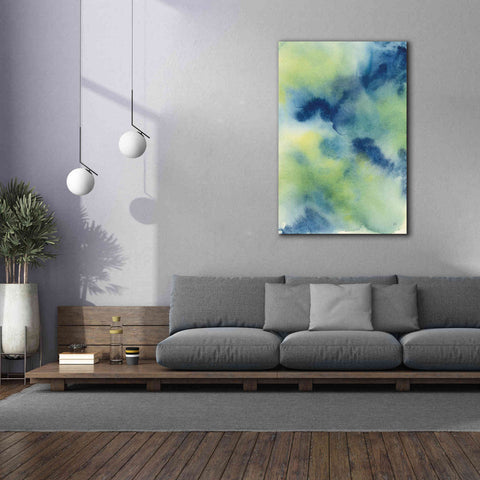 Image of 'Indigo Flow I' by Chris Paschke, Giclee Canvas Wall Art,40 x 60