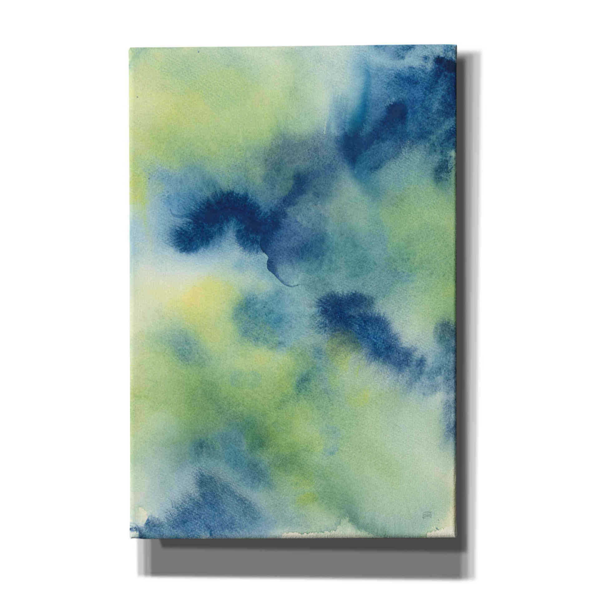 'Indigo Flow I' by Chris Paschke, Giclee Canvas Wall Art