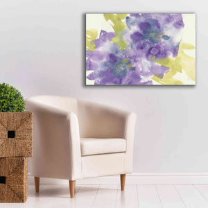 'VIolet And Gray I' by Chris Paschke, Giclee Canvas Wall Art,40 x 26