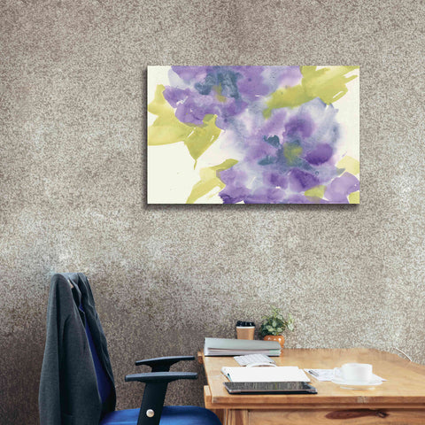 Image of 'VIolet And Gray II' by Chris Paschke, Giclee Canvas Wall Art,40 x 26
