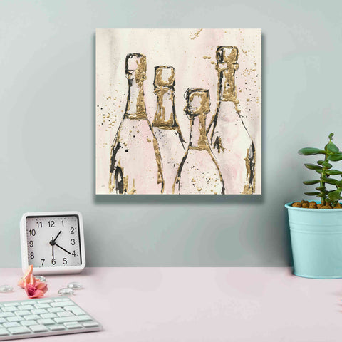 Image of 'Champagne Is Grand I' by Chris Paschke, Giclee Canvas Wall Art,12 x 12