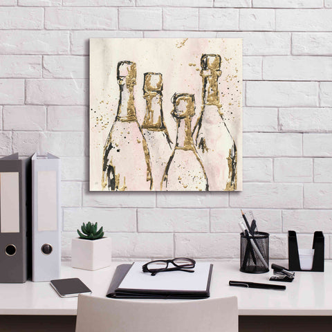 Image of 'Champagne Is Grand I' by Chris Paschke, Giclee Canvas Wall Art,18 x 18