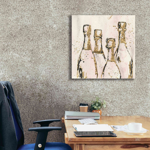 Image of 'Champagne Is Grand I' by Chris Paschke, Giclee Canvas Wall Art,26 x 26
