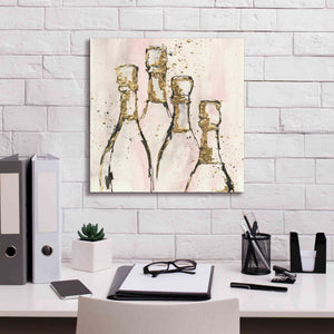 'Champagne Is Grand II' by Chris Paschke, Giclee Canvas Wall Art,18 x 18