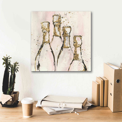 Image of 'Champagne Is Grand II' by Chris Paschke, Giclee Canvas Wall Art,18 x 18