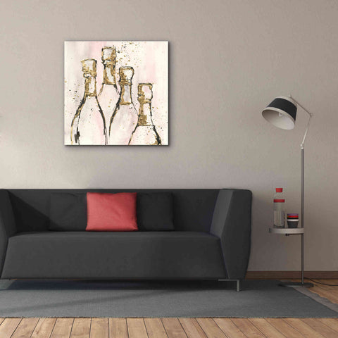 Image of 'Champagne Is Grand II' by Chris Paschke, Giclee Canvas Wall Art,37 x 37