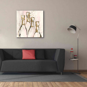 'Champagne Is Grand II' by Chris Paschke, Giclee Canvas Wall Art,37 x 37