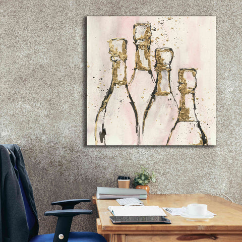 Image of 'Champagne Is Grand II' by Chris Paschke, Giclee Canvas Wall Art,37 x 37