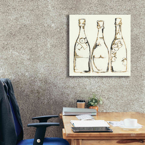 'Champagne Is Grand III' by Chris Paschke, Giclee Canvas Wall Art,26 x 26