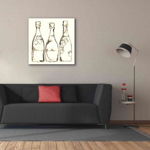 Image of 'Champagne Is Grand III' by Chris Paschke, Giclee Canvas Wall Art,37 x 37