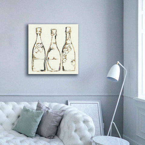 Image of 'Champagne Is Grand III' by Chris Paschke, Giclee Canvas Wall Art,37 x 37