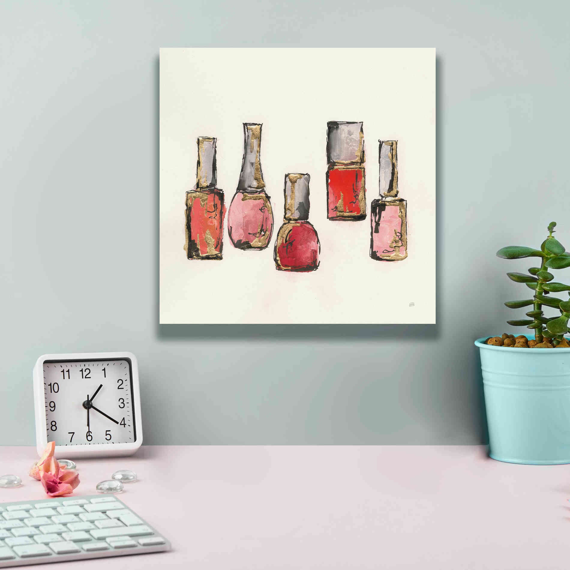 'Fashion First I' by Chris Paschke, Giclee Canvas Wall Art,12 x 12