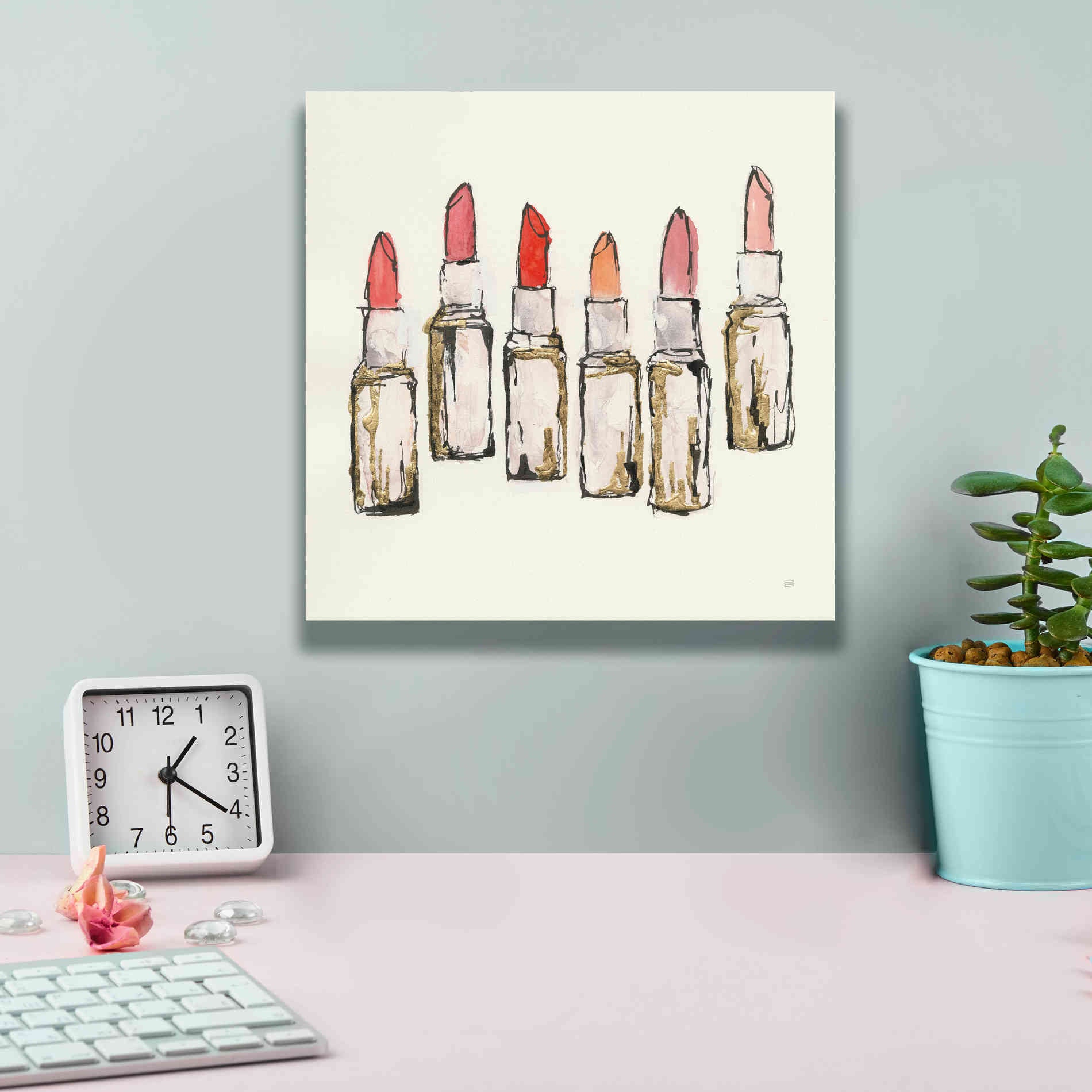 'Fashion First II' by Chris Paschke, Giclee Canvas Wall Art,12 x 12