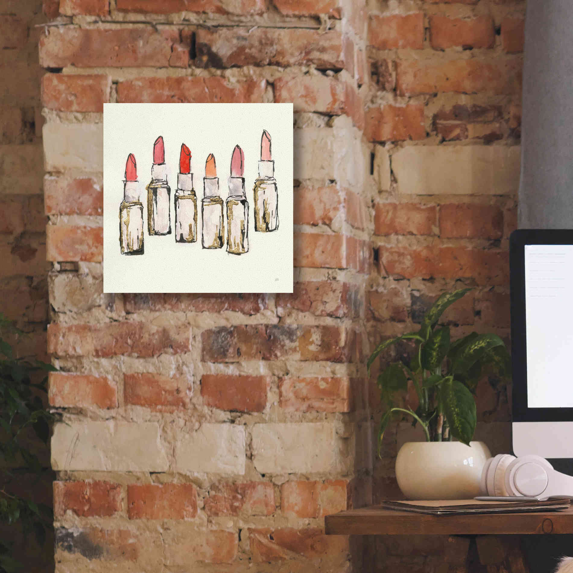 'Fashion First II' by Chris Paschke, Giclee Canvas Wall Art,12 x 12