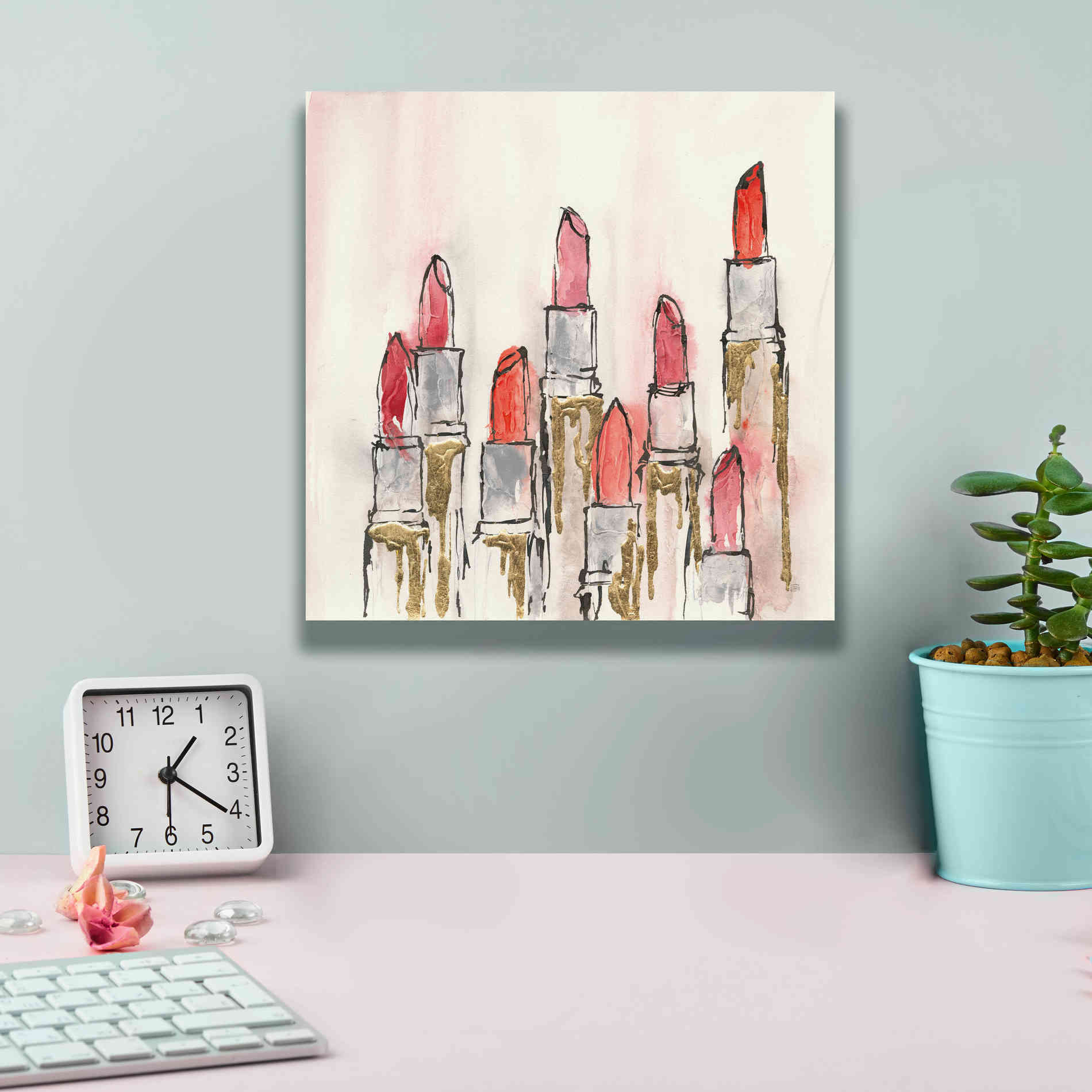 'Fashion First IV' by Chris Paschke, Giclee Canvas Wall Art,12 x 12