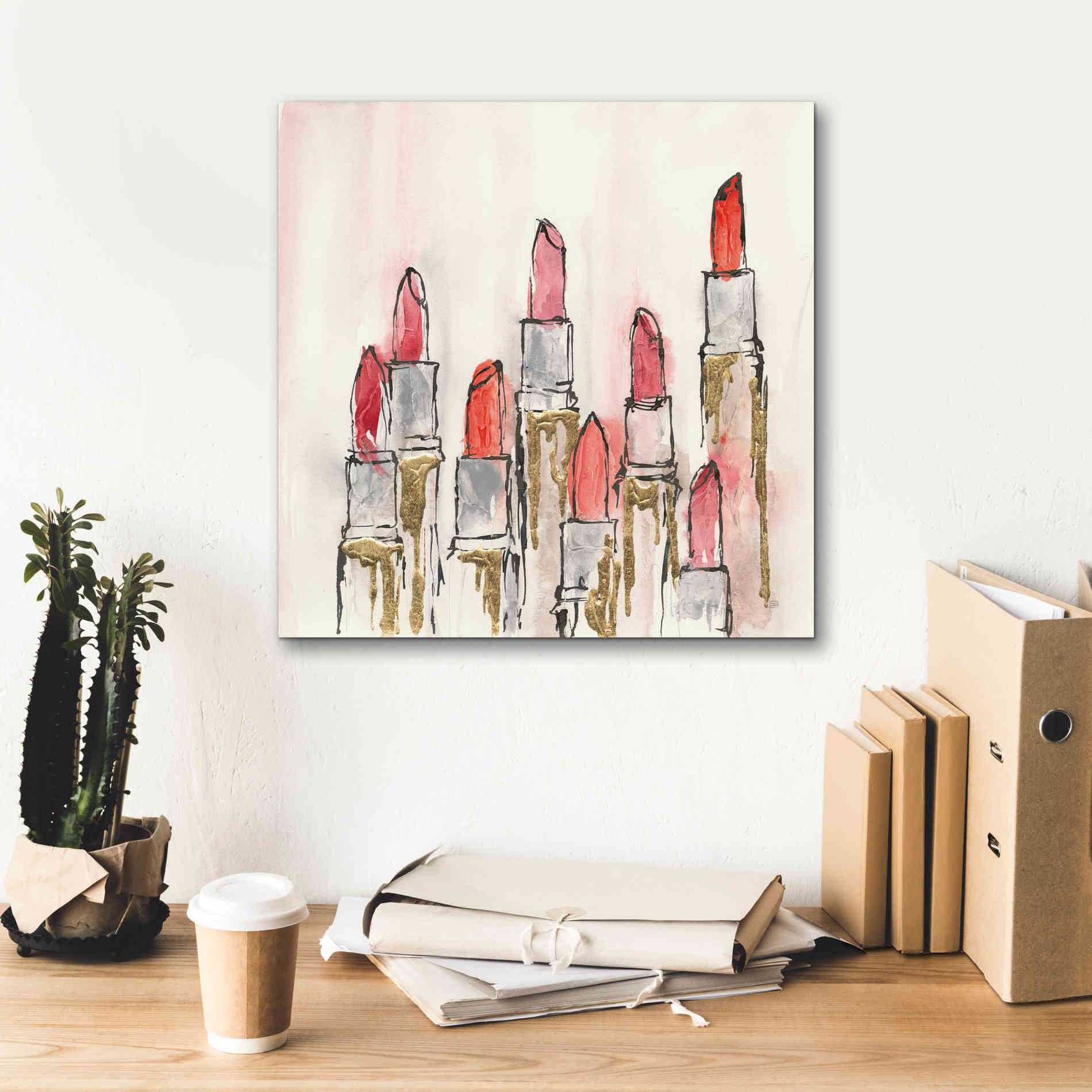 'Fashion First IV' by Chris Paschke, Giclee Canvas Wall Art,18 x 18