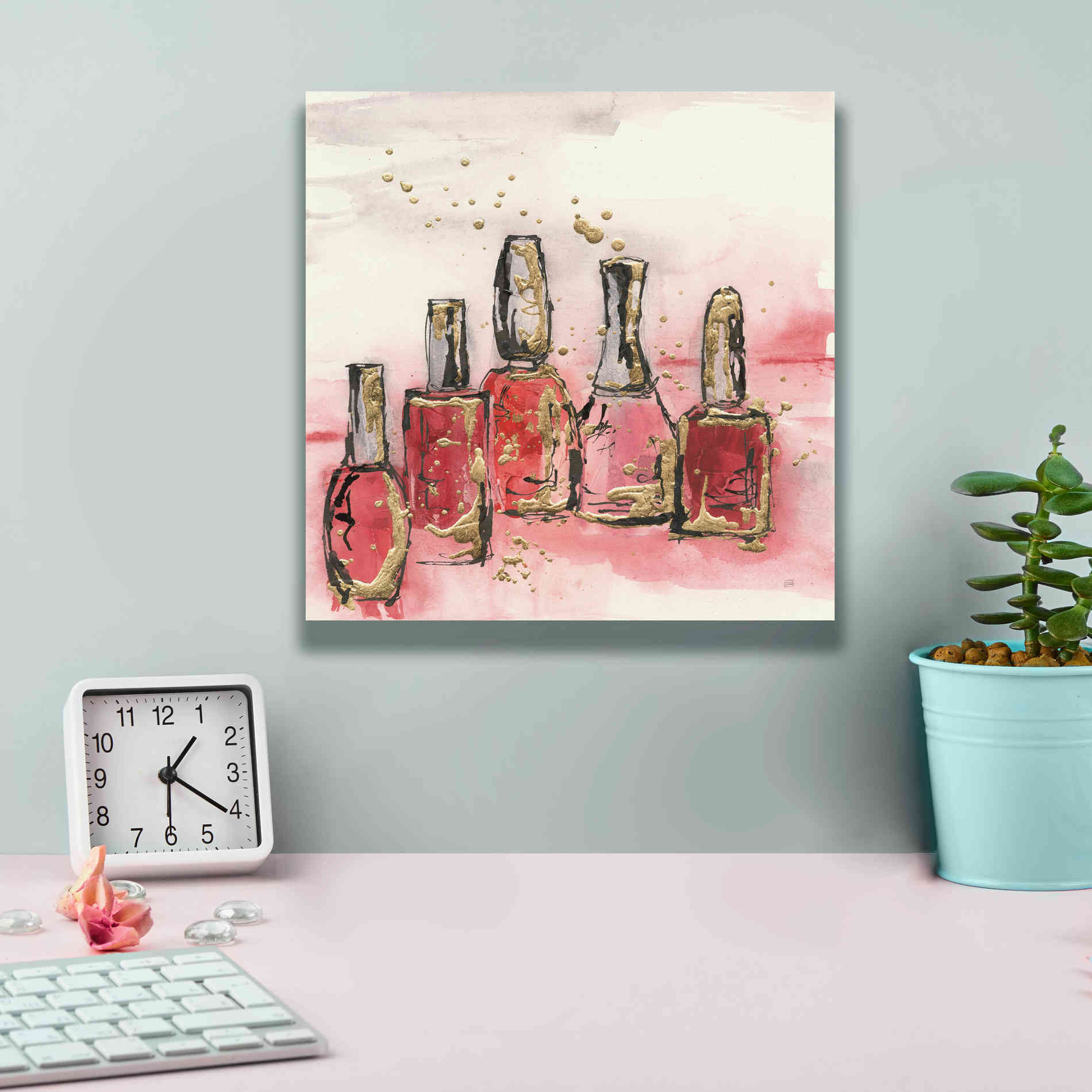 'Fashion First VI' by Chris Paschke, Giclee Canvas Wall Art,12 x 12