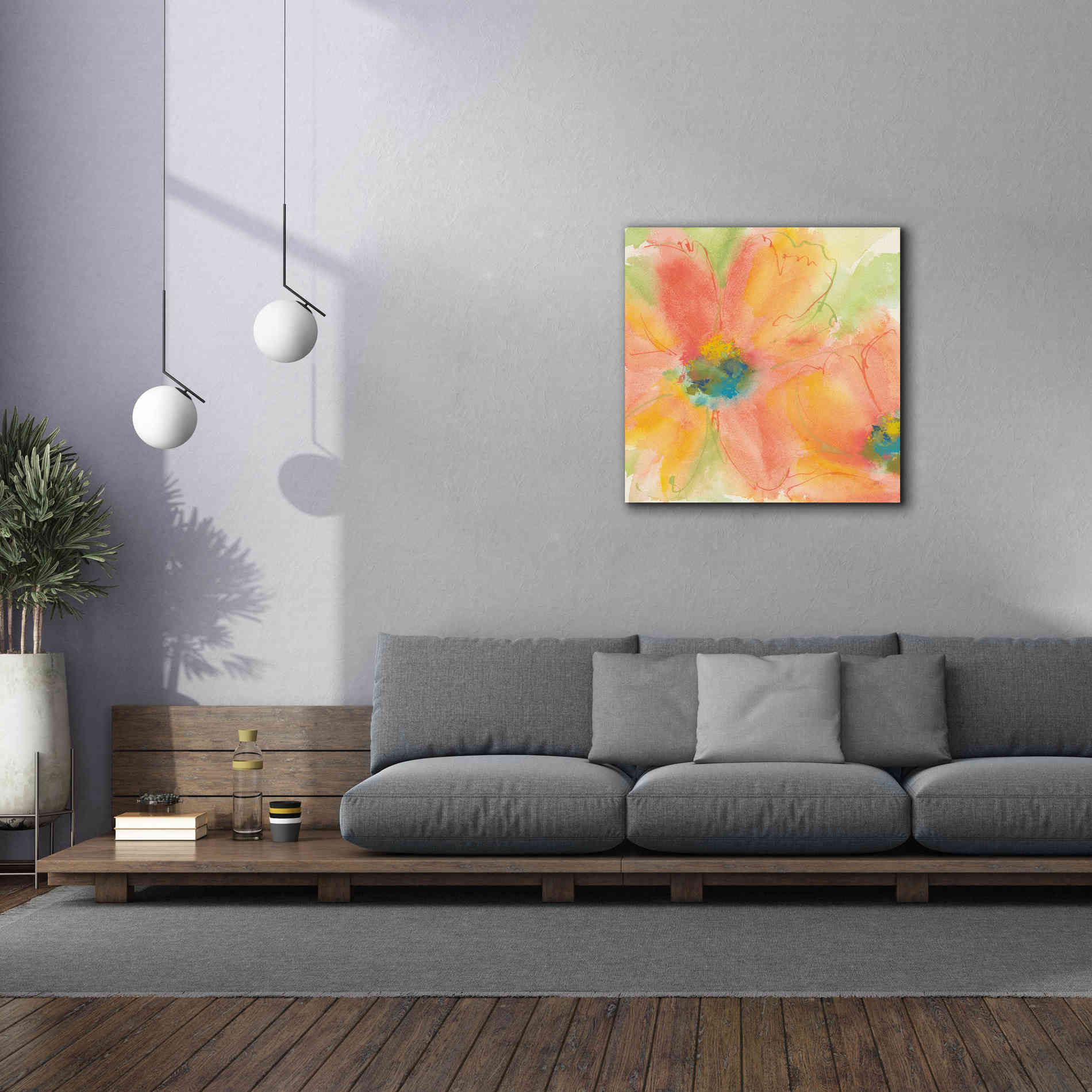 'Tinted Cosmos I' by Chris Paschke, Giclee Canvas Wall Art,37 x 37