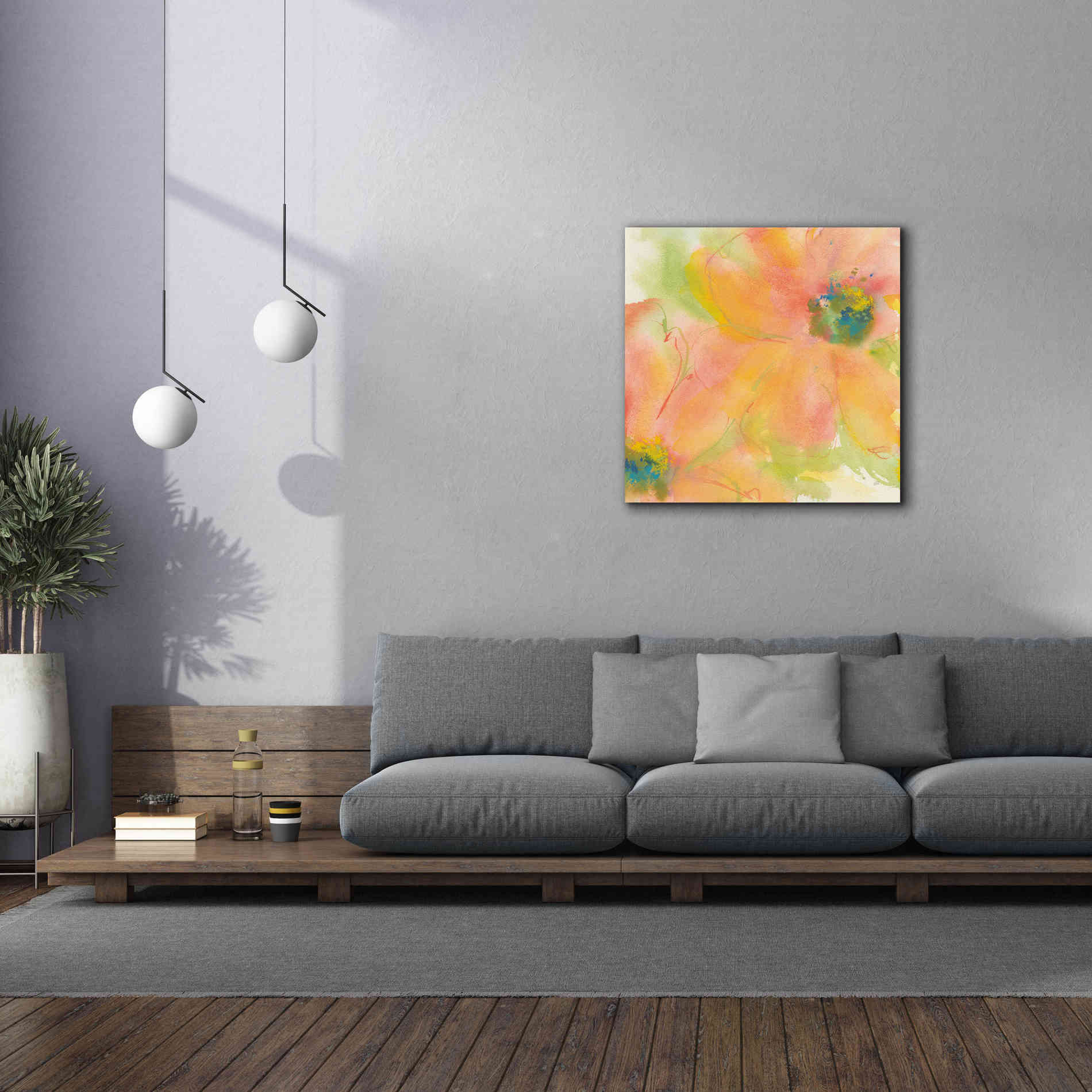 'Tinted Cosmos II' by Chris Paschke, Giclee Canvas Wall Art,37 x 37