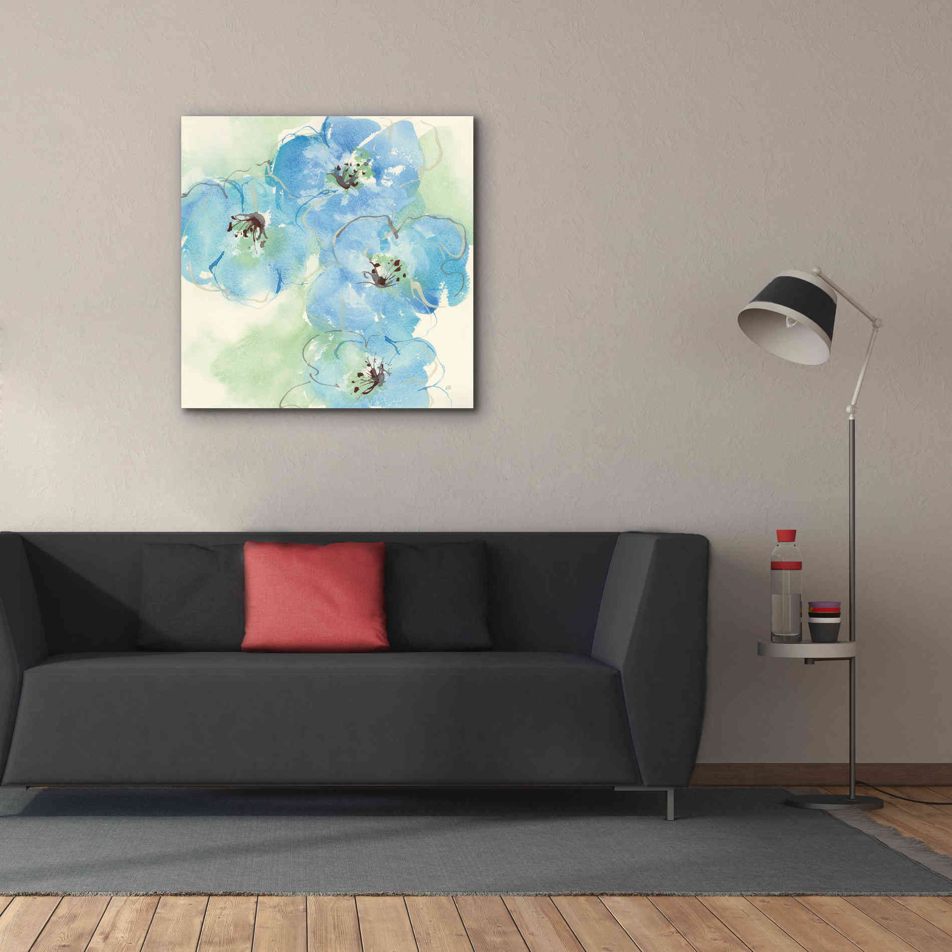 'Japanese Quince I' by Chris Paschke, Giclee Canvas Wall Art,37 x 37