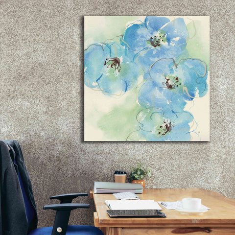 Image of 'Japanese Quince I' by Chris Paschke, Giclee Canvas Wall Art,37 x 37