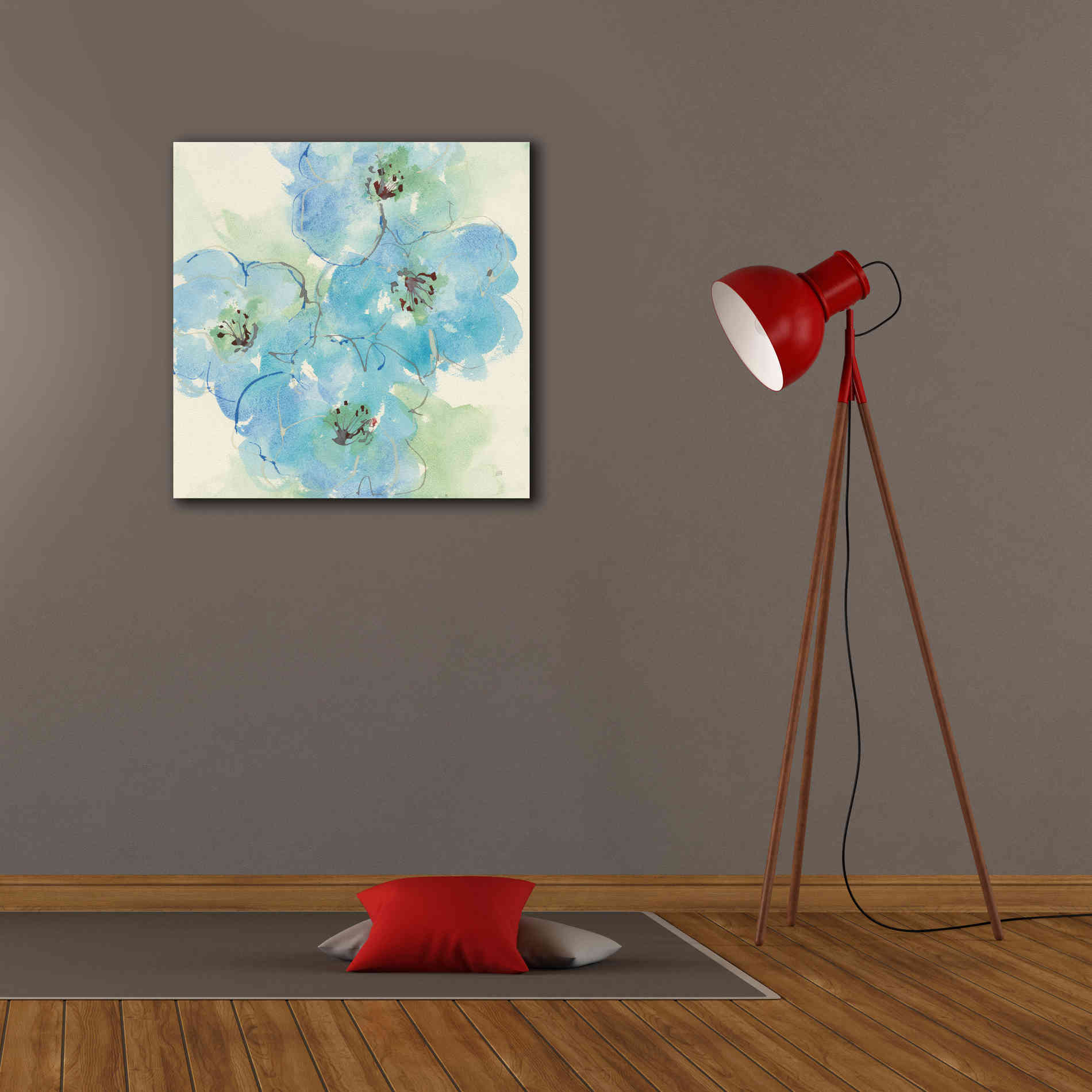 'Japanese Quince II' by Chris Paschke, Giclee Canvas Wall Art,26 x 26