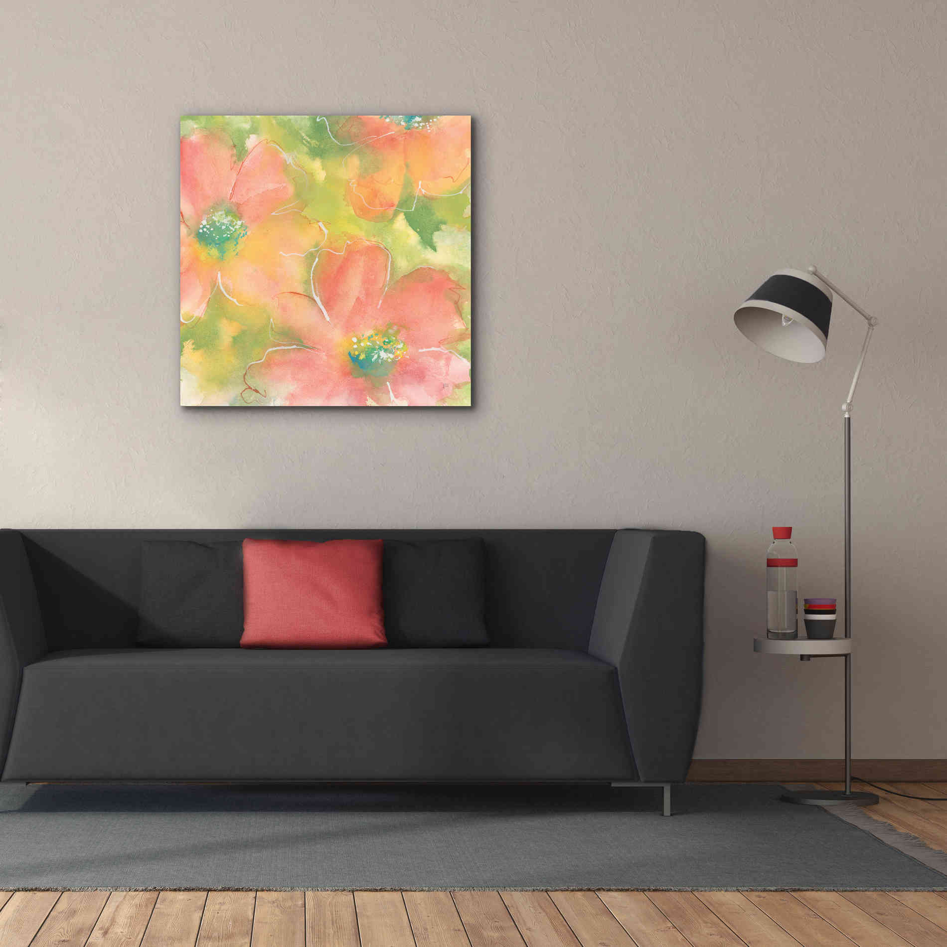 'Summer Cosmos I' by Chris Paschke, Giclee Canvas Wall Art,37 x 37